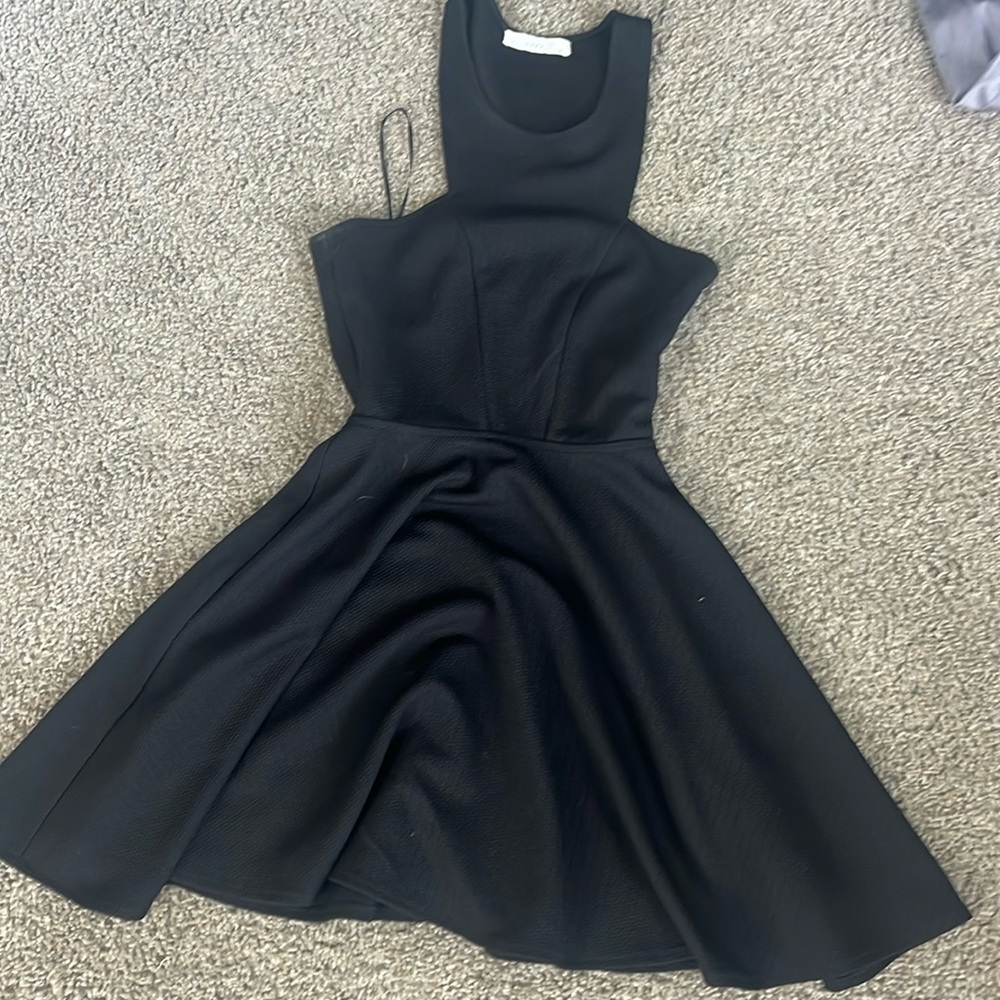 Black cocktail dress